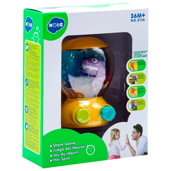 Настольная игра Hola Toys Hungry Shark 3+/ Развитие photo 1 Настольная игра Hola Toys Hungry Shark 3+/ Развитие photo 1
