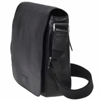 Geantă de umăr Greenburry Pure Black / Metal Black / photo 5