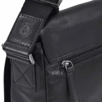 Geantă de umăr Greenburry Pure Black / Metal Black / photo 8