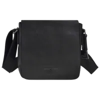 Geantă de umăr Greenburry Pure Black  / Metal Black / 