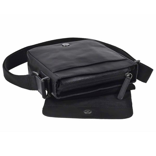 Сумка плечевая Greenburry Pure Black  / Metal Черный /  photo 6