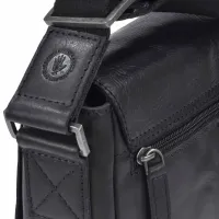 Geantă de umăr Greenburry Pure Black / Metal Black / photo 8