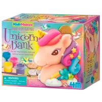 Set de creație 4M Cute Animals Unicorn Bank 4893156047786 5+ / Multicolor Multicolor