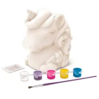 Set de creație 4M Cute Animals Unicorn Bank 4893156047786 5+ / Multicolor Multicolor photo 2