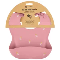 Bavetă Petite&Mars Take&Match Clasică / Silicon / Rose