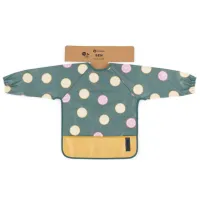 Слюнявчик Petite&Mars Ben  Рубашка / PU / Зеленый