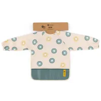 Слюнявчик Petite&Mars Ben  Рубашка / PU / Бежевый