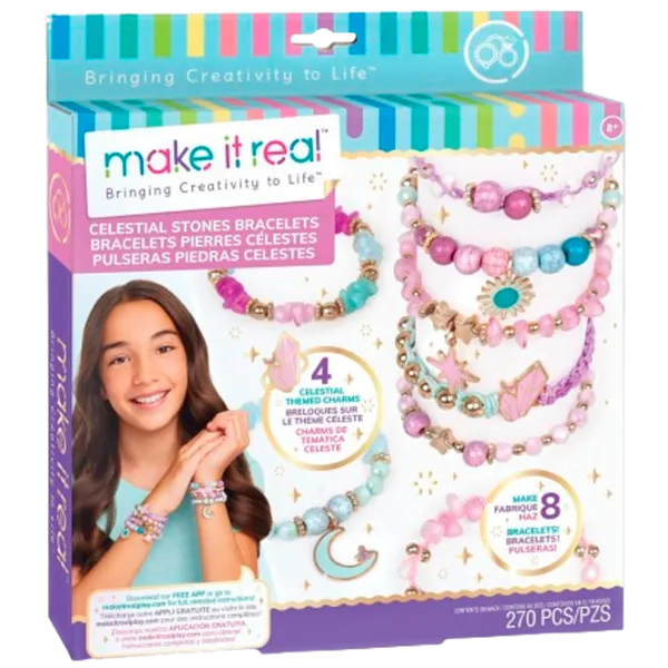 Set de creație Make It Real Beauty and style Celestial Stones DIY bracelets 695929013226 8+ / Multicolor Multicolor photo 1