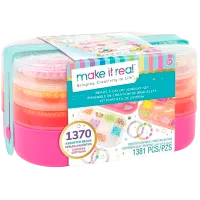 Креативный набор Make It Real Beauty and style Beads 2-Go 695929017101 6+ / Разноцветный Разноцветный