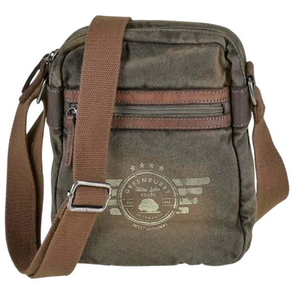 Сумка плечевая Greenburry Aviator  / Brown Хаки /  photo 1