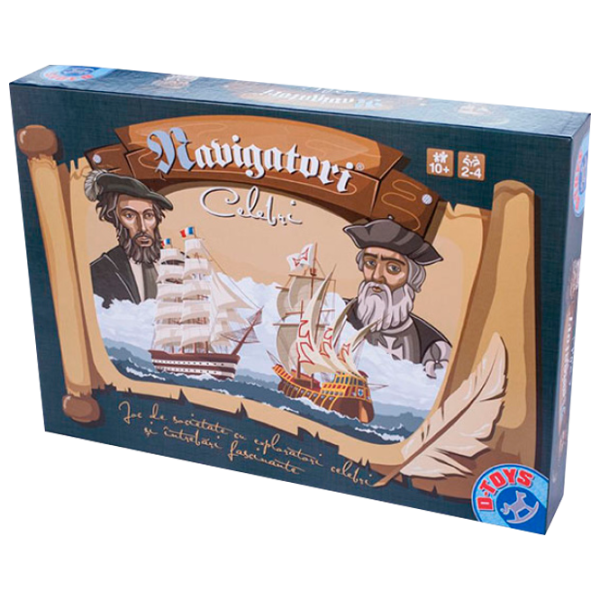 Настольная игра D-TOYS Navigatori Celebri 10+/ Развитие photo 1 Настольная игра D-TOYS Navigatori Celebri 10+/ Развитие photo 1
