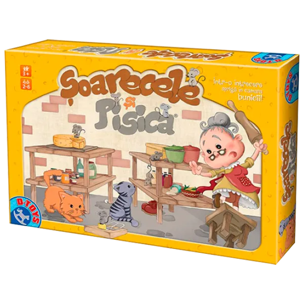 Настольная игра D-TOYS Soarecele și Pisica 3+/ Развитие photo 1