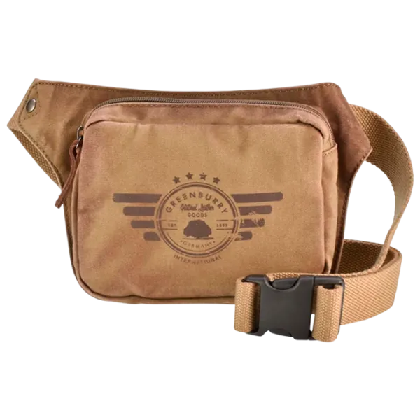 Поясная сумка Greenburry Aviator  / Серый Коричневый /  photo 1