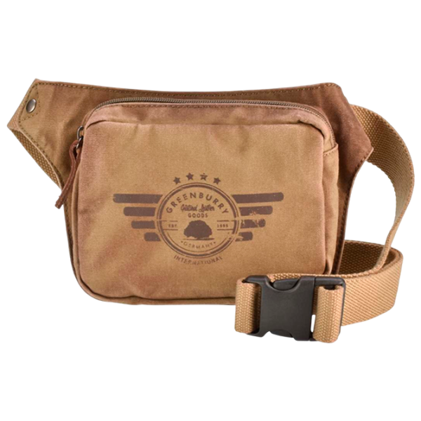 Поясная сумка Greenburry Aviator  / Серый Коричневый /  photo 1