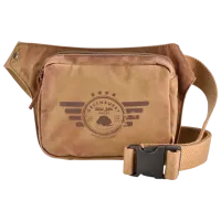 Поясная сумка Greenburry Aviator  / Серый Коричневый / 