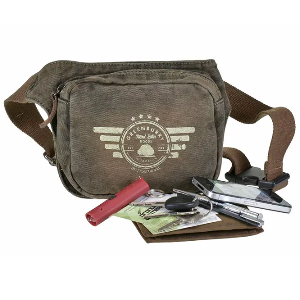 Поясная сумка Greenburry Aviator  / Brown Хаки /  photo 3