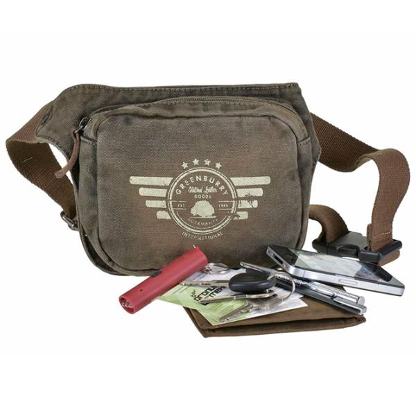 Поясная сумка Greenburry Aviator  / Brown Хаки /  photo 3