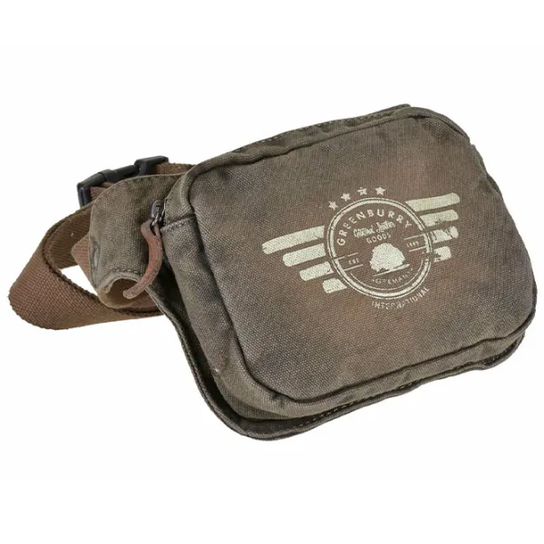 Поясная сумка Greenburry Aviator  / Brown Хаки /  photo 5