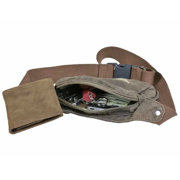 Поясная сумка Greenburry Aviator  / Brown Хаки /  photo 7