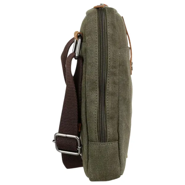 Сумка плечевая Greenburry Vintage Hemp  / Brown Оливковый /  photo 13