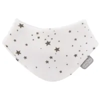 Слюнявчик BabyJem Stars Платок / Хлопок / Белый