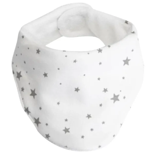 Bavetă BabyJem Stars Batistă / Bumbac / White photo 2 Bavetă BabyJem Stars Batistă / Bumbac / White photo 2