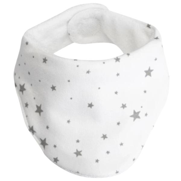 Bavetă BabyJem Stars Batistă / Bumbac / White photo 2 Bavetă BabyJem Stars Batistă / Bumbac / White photo 2