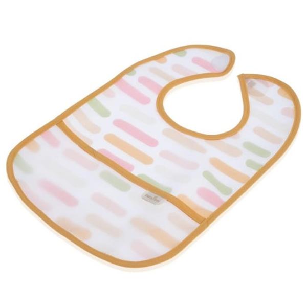 Слюнявчик BabyJem Pastel Stripes Жилет / Полиэстер / Оранжевый photo 3