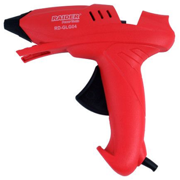 Pistol de lipit Raider RD-GLG04  Red / Plastic photo 1 Pistol de lipit Raider RD-GLG04  Red / Plastic photo 1