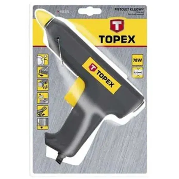 Pistol de lipit Topex 42E501  Grey / Plastic photo 2