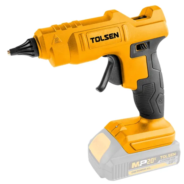 Клеевый пистолет Tolsen MP20V Желтый / Пластик photo 1 Клеевый пистолет Tolsen MP20V Желтый / Пластик photo 1