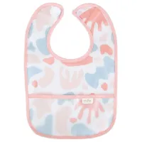 Bavetă BabyJem Puzzle Vestă / Poliester / Pink