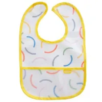 Bavetă BabyJem Smiley Face Vestă / Poliester / Yellow