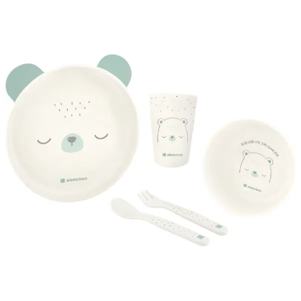Set Kikka Boo Bear With Me  Unisex / 6+ luni / Mint photo 1 Set Kikka Boo Bear With Me  Unisex / 6+ luni / Mint photo 1
