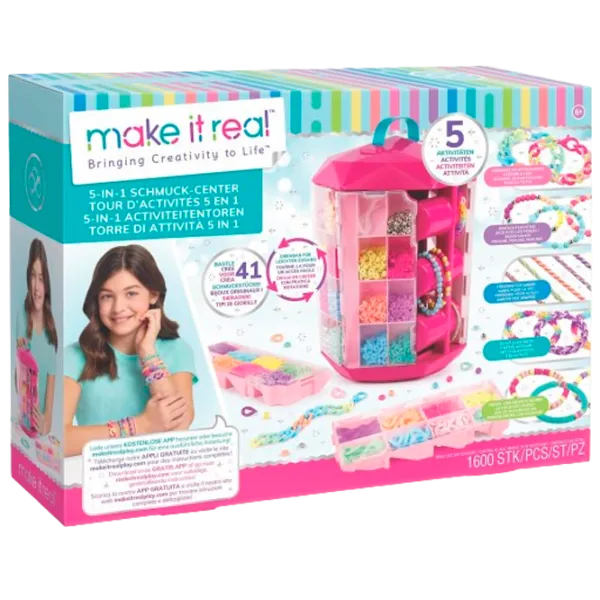 Set de creație Make It Real Beauty and style Activity Tower 695929017545 8+ / Multicolor Multicolor photo 1