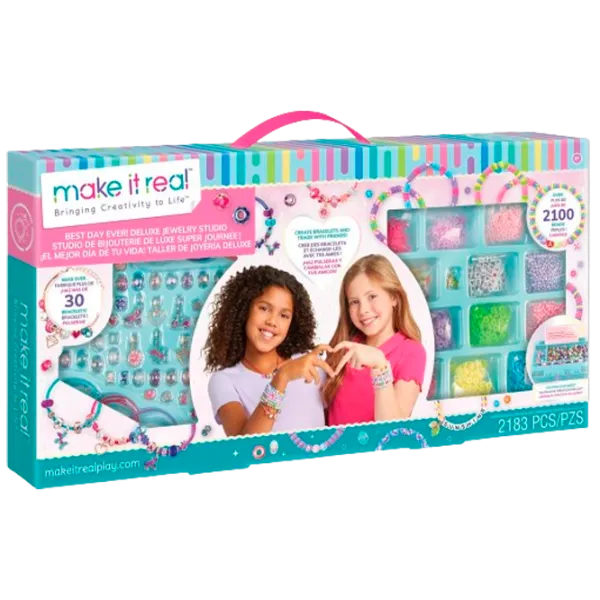 Set de creație Make It Real Beauty and style Deluxe Jewelry Studio 695929018030 8+ / Multicolor Multicolor photo 1