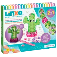 Set de creație Make It Real Glowing Cactus LinXo Lookin Sharp Light Up Decor 695929061203 8+ / Multicolor Multicolor
