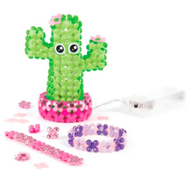 Креативный набор Make It Real Glowing Cactus LinXo Lookin Sharp Light Up Decor 695929061203 8+ / Разноцветный Разноцветный photo 3