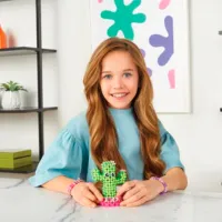 Креативный набор Make It Real Glowing Cactus LinXo Lookin Sharp Light Up Decor 695929061203 8+ / Разноцветный Разноцветный photo 6