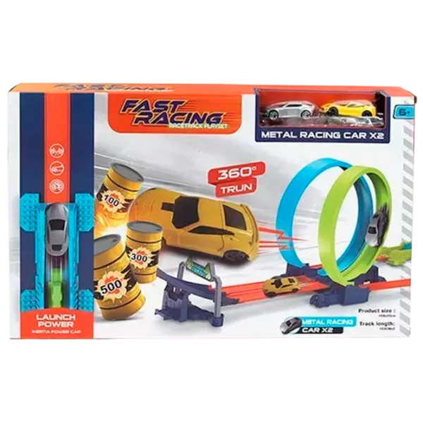 Игровой набор Promstore Fast racing Double loop 49510 3+ / Разноцветный photo 1