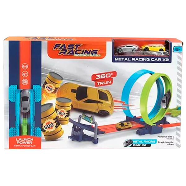 Игровой набор Promstore Fast racing Double loop 49510 3+ / Разноцветный photo 1