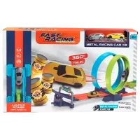 Игровой набор Promstore Fast racing Double loop 49510 3+ / Разноцветный