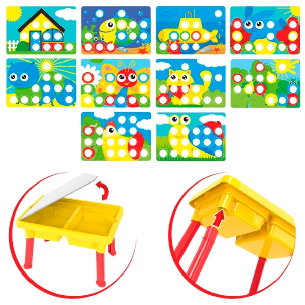 Mozaic Technok Play Table 4823037606269 2+ / Yellow Red photo 5