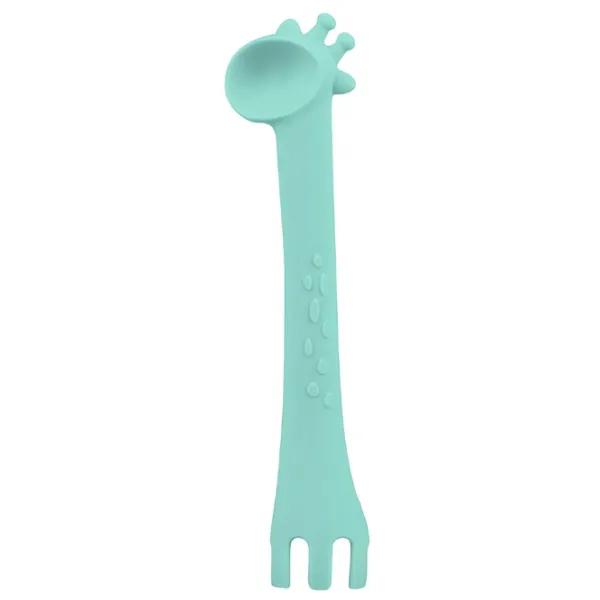 Lingură Kikka Boo Giraffe Unisex / 4+ luni / Mint photo 1