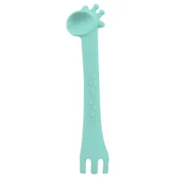 Lingură Kikka Boo Giraffe Unisex / 4+ luni / Mint