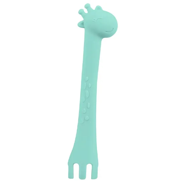 Lingură Kikka Boo Giraffe Unisex / 4+ luni / Mint photo 2