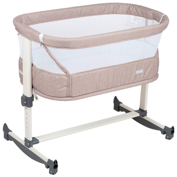 Pat pentru copii BabyGo Co-sleeper Vivaldi 0 luni - 3 ani / Beige photo 1