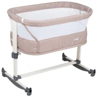 Детская кровать BabyGo Co-sleeper Vivaldi 0 месяцев - 3 года / Бежевый