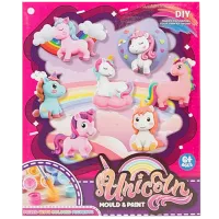 Set de creație New World Modeling Unicorni 702211 5+ / Multicolor