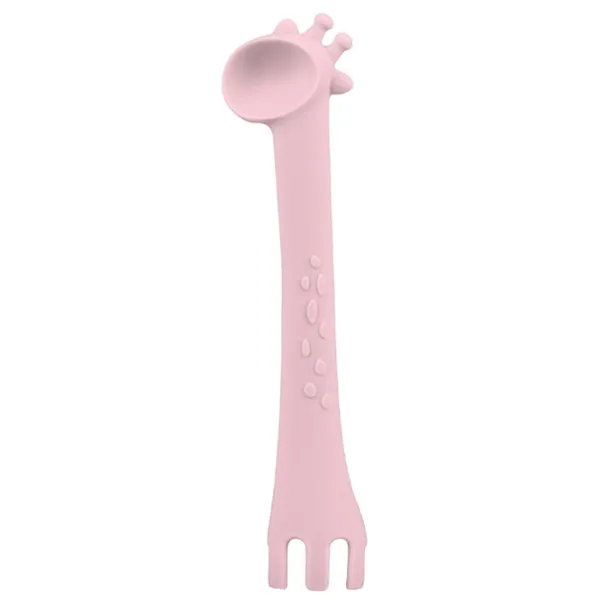 Lingură Kikka Boo Giraffe Pentru fetițe / 4+ luni / Pink photo 1 Lingură Kikka Boo Giraffe Pentru fetițe / 4+ luni / Pink photo 1